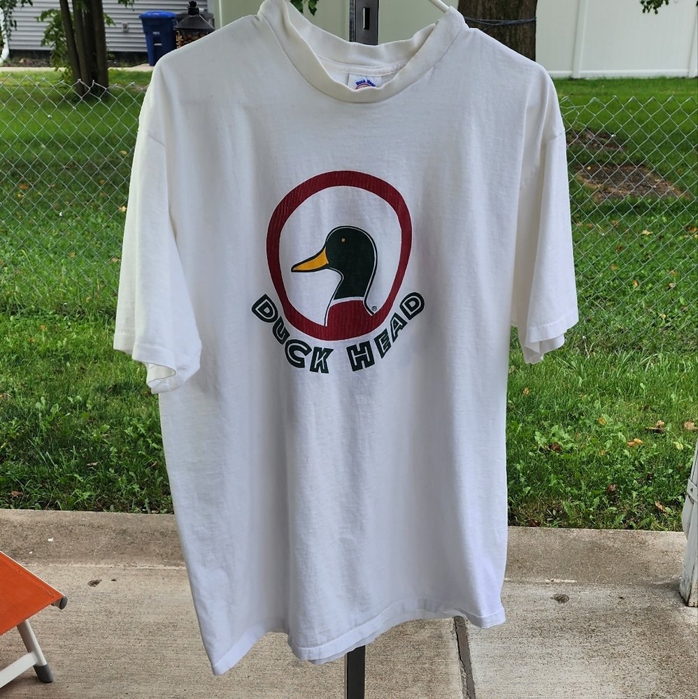 Vtg Duck Head/ Duck Tail Short Sleeve Shirt